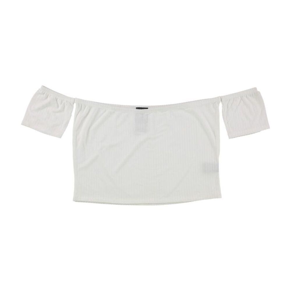 Project 28 Womens Ribbed Crop Top Blouse, NWT